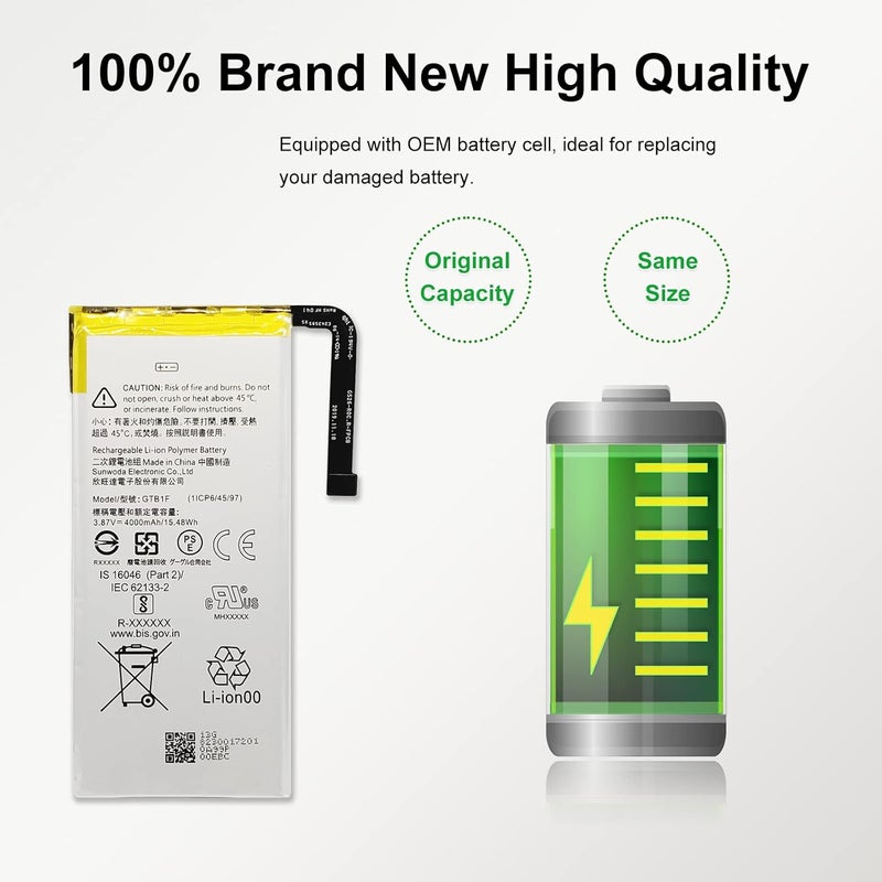 MAXSHARKS New Upgraded Battery for Pixel 5, GTB1F Replacement Battery Compatible with Pixel 5, with Repair Tools & Instruction - Image 3